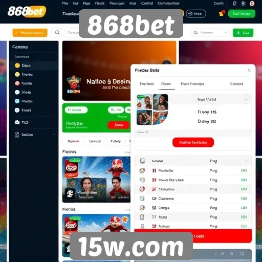 Avaliação da interface de usuário do site 868bet